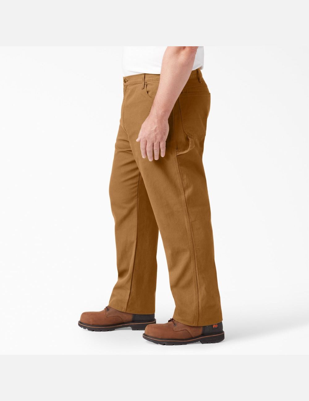 Pantalon De Travail Dickies Relaxed Fit Droit Leg Heavyweight Duck Carpenter Marron | 874GZEMOY