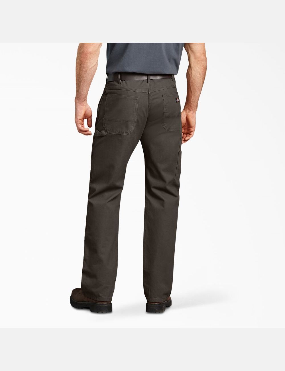 Pantalon De Travail Dickies Relaxed Fit Droit Leg Duck Carpenter Vert Olive Vert | 903QZHKCY