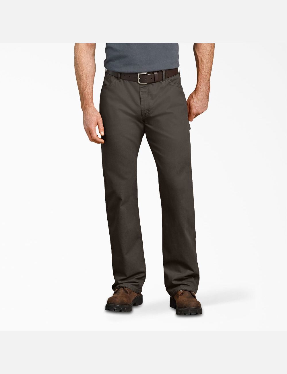 Pantalon De Travail Dickies Relaxed Fit Droit Leg Duck Carpenter Vert Olive Vert | 903QZHKCY