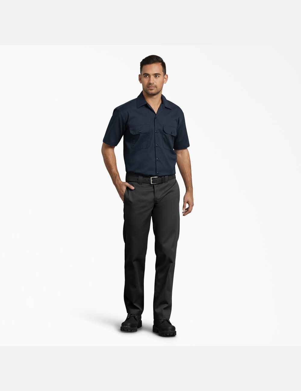 Pantalon De Travail Dickies Slim Fit Droit Leg Noir | 240VBYWUR