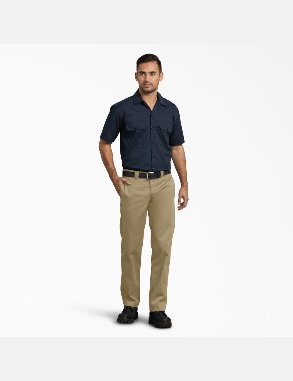 Pantalon De Travail Dickies Slim Fit Droit Leg Kaki | 260JCAKZH