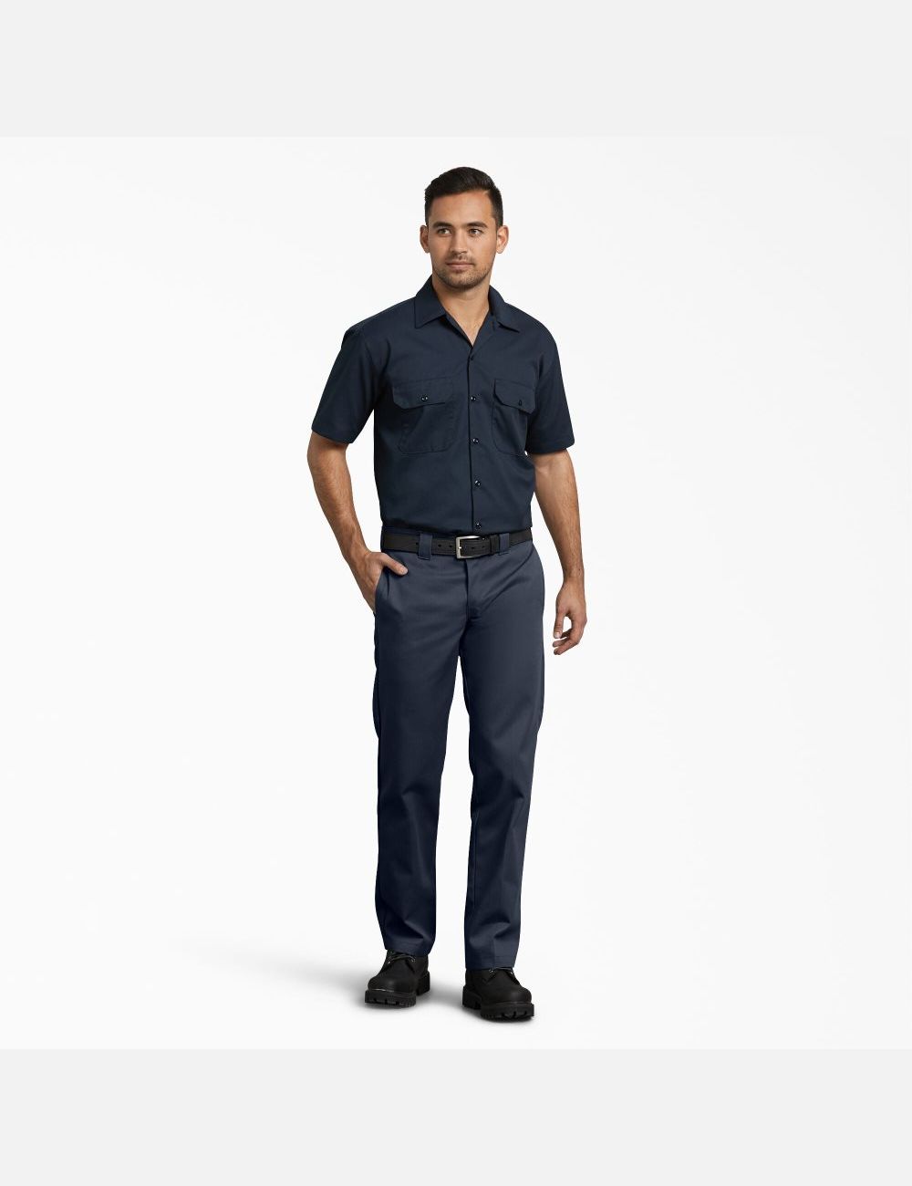 Pantalon De Travail Dickies Slim Fit Droit Leg Bleu Marine | 314PAJHSL