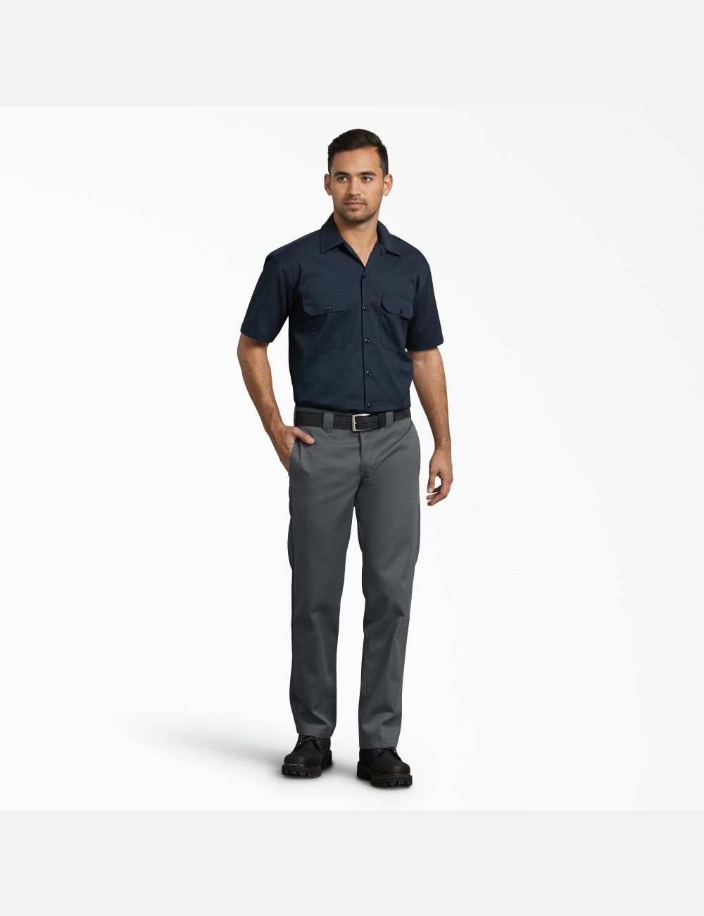 Pantalon De Travail Dickies Slim Fit Droit Leg Grise | 839ATPDXI