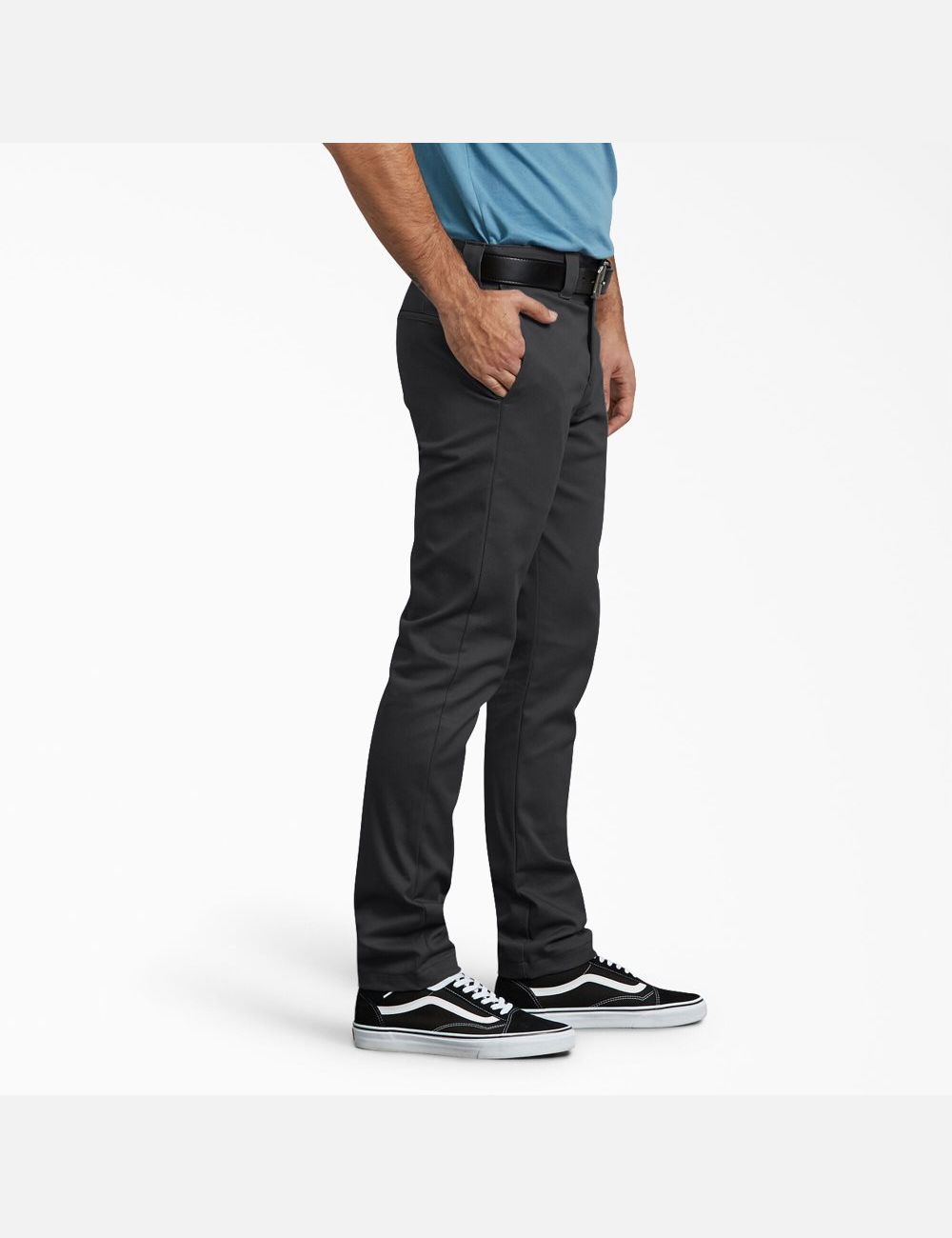 Pantalon De Travail Dickies Slim Fit Mince Leg Twill Noir | 583JIKTMA