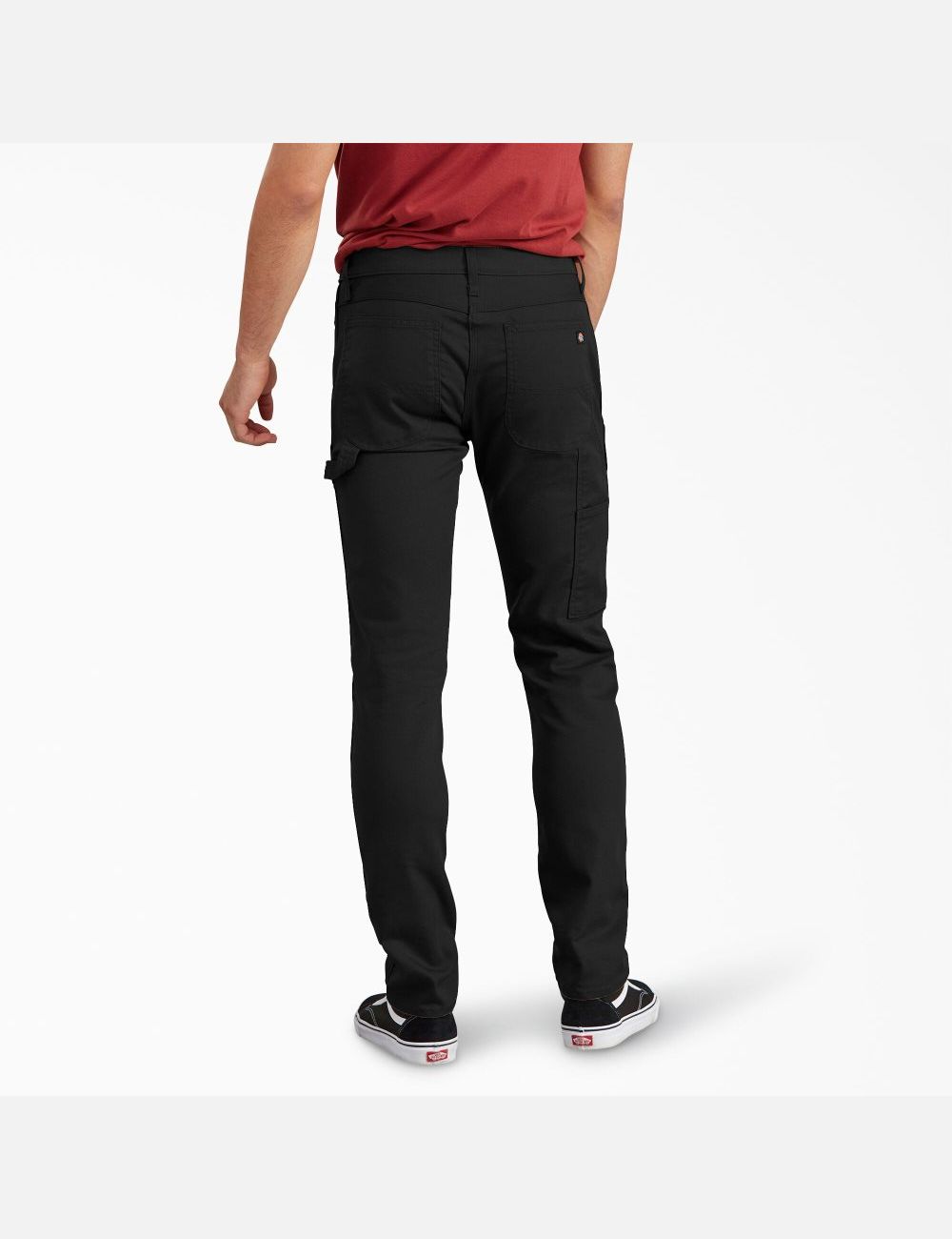 Pantalon De Travail Dickies Slim Fit Tapered Leg Duck Carpenter Noir | 164LVIPGX