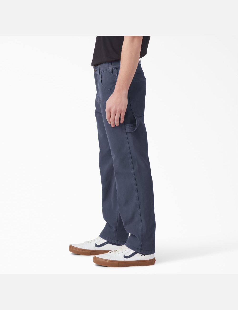 Pantalon De Travail Dickies Stonewashed Duck Carpenter Bleu Marine | 206JZRSPU