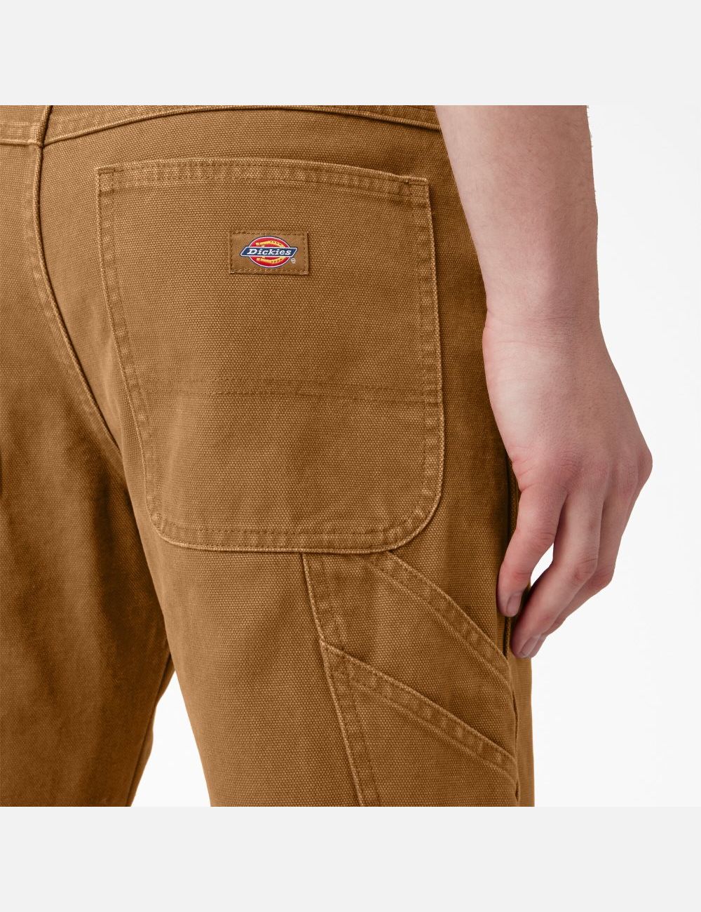 Pantalon De Travail Dickies Stonewashed Duck Carpenter Marron | 280POJEVS