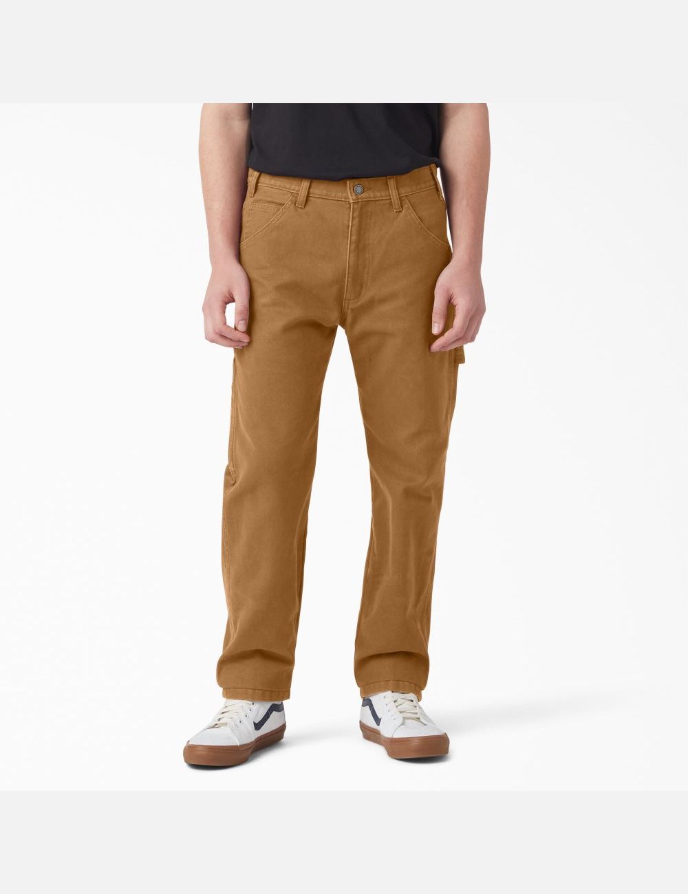 Pantalon De Travail Dickies Stonewashed Duck Carpenter Marron | 280POJEVS