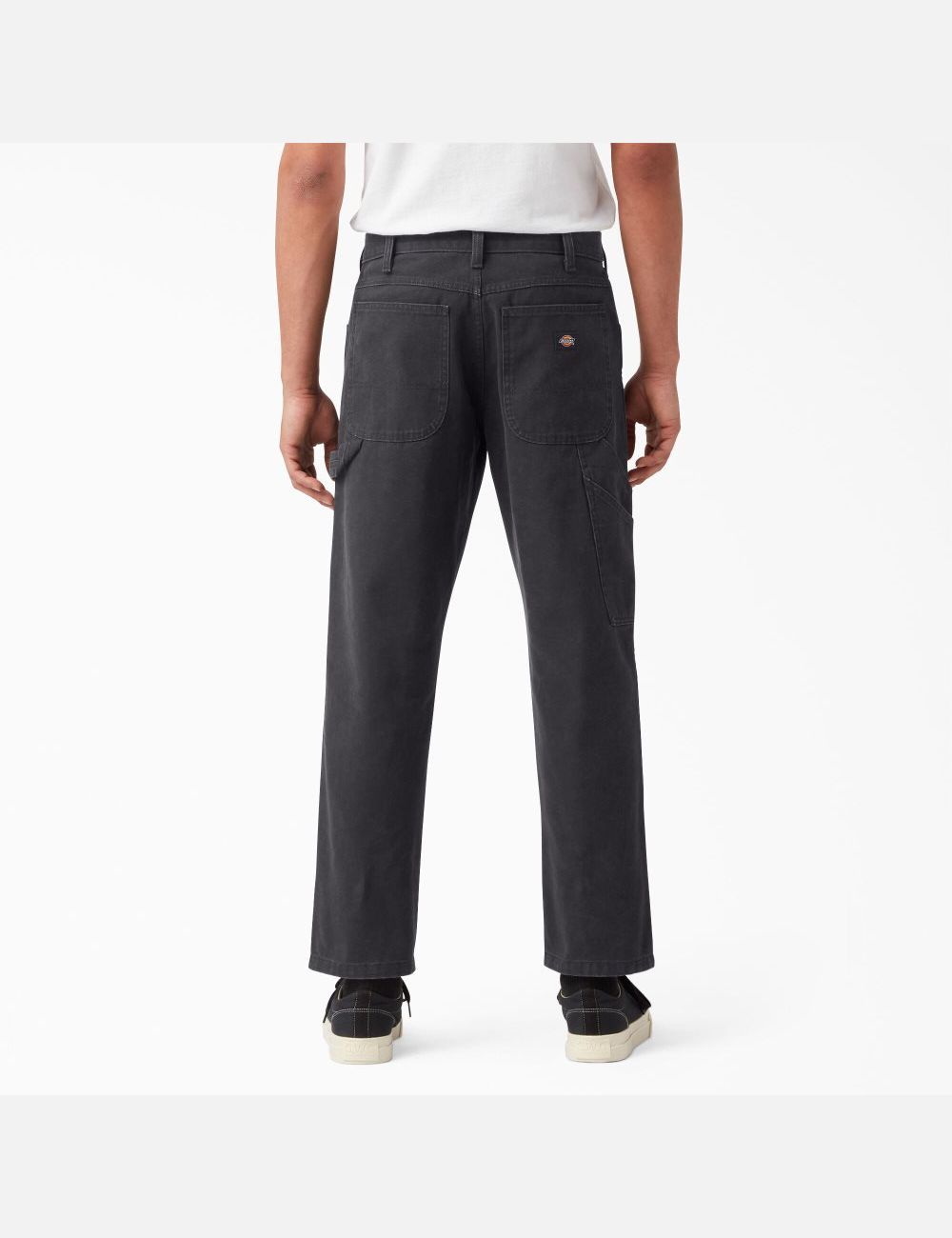 Pantalon De Travail Dickies Stonewashed Duck Carpenter Noir | 681EBUFNH