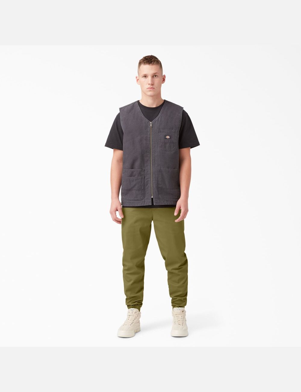 Pantalon De Travail Dickies Twill Jogger Vert | 695QKMCYT