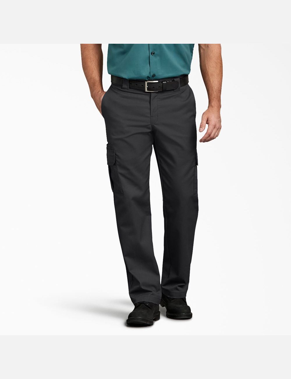 Pantalon Dickies FLEX Regular Fit Droit Leg Noir | 406WNROPF