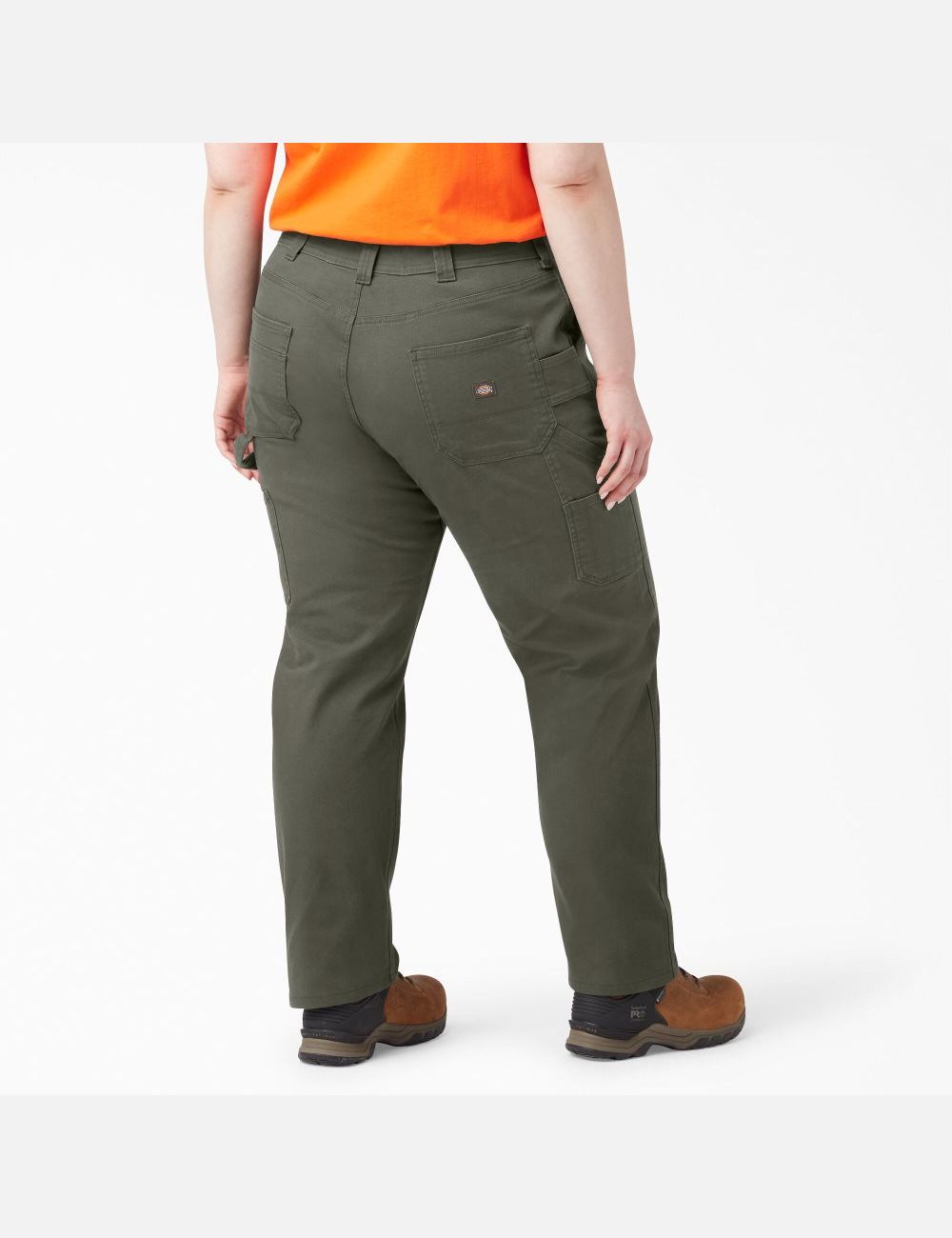 Pantalon Dickies Plus Duck Carpenter Vert | 875DEBSNF