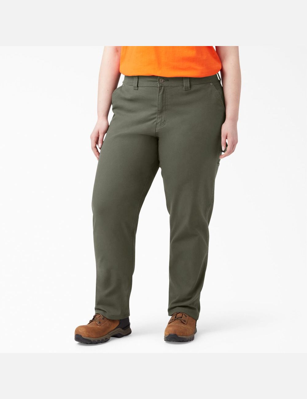 Pantalon Dickies Plus Duck Carpenter Vert | 875DEBSNF