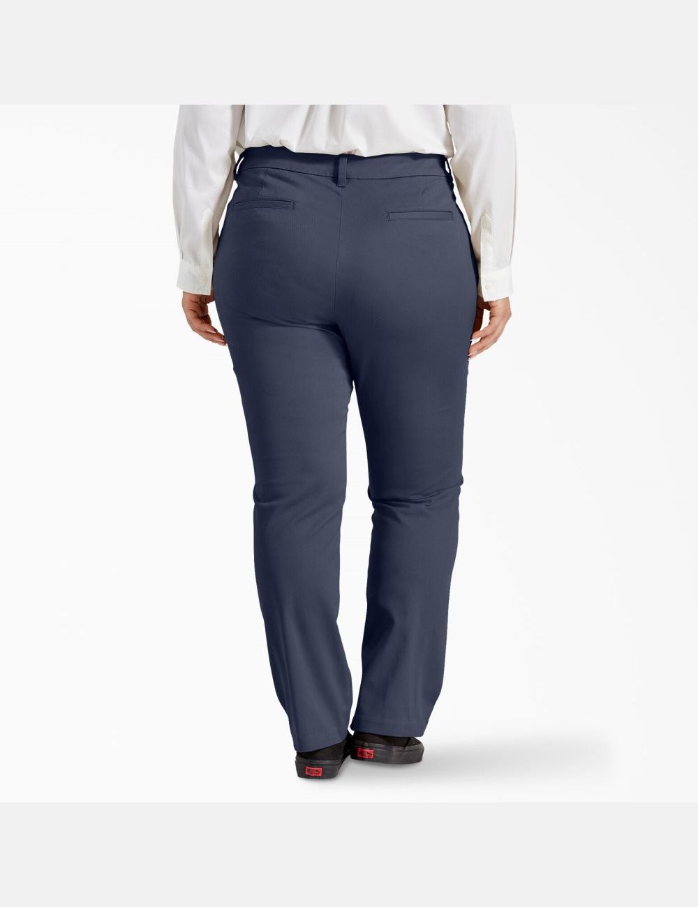 Pantalon Dickies Plus Perfect Shape Bootcut Bleu Marine | 629YNRAVD