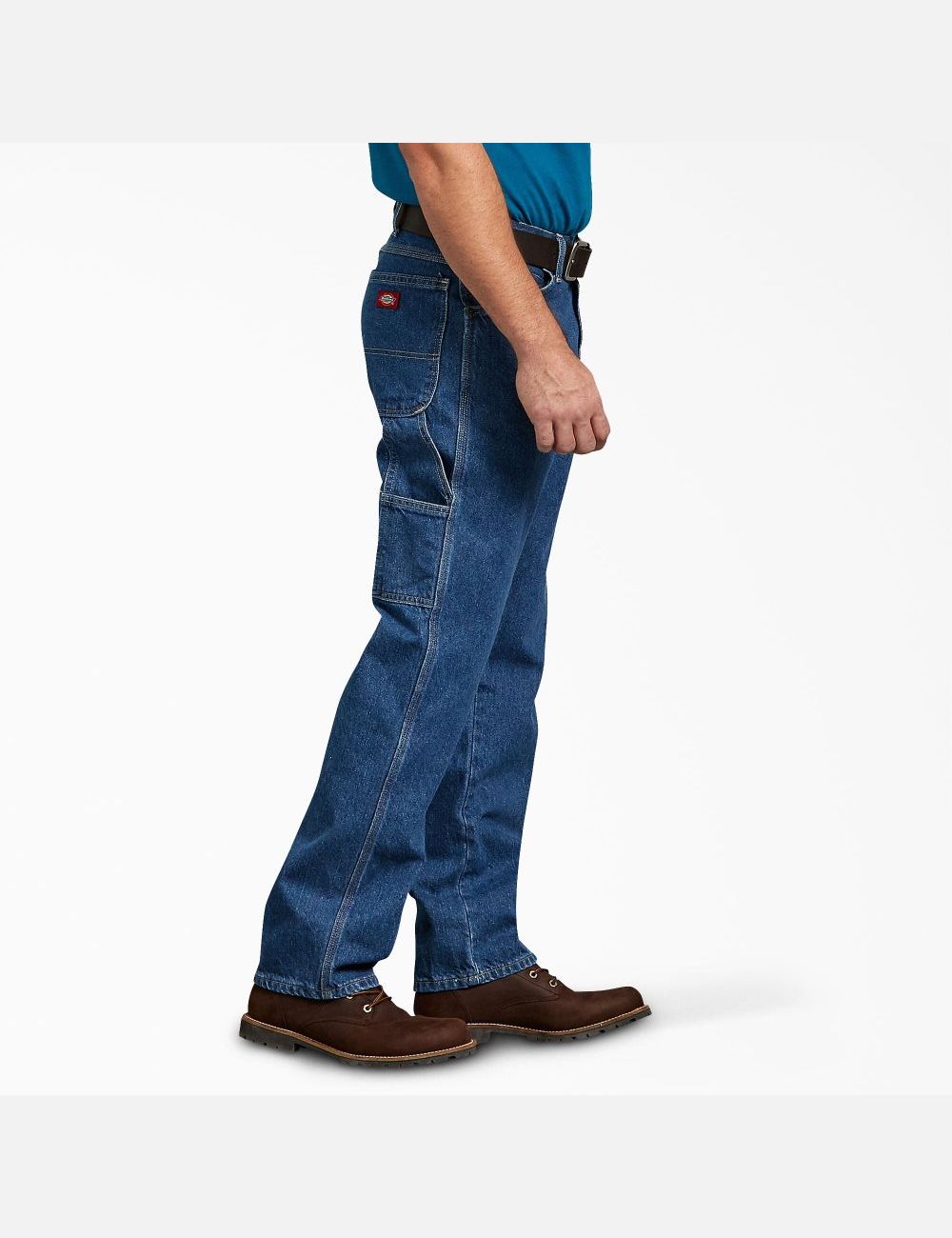 Pantalon Dickies Relaxed Fit Carpenter Heavyweight Denim Indigo Bleu | 745TRELOZ