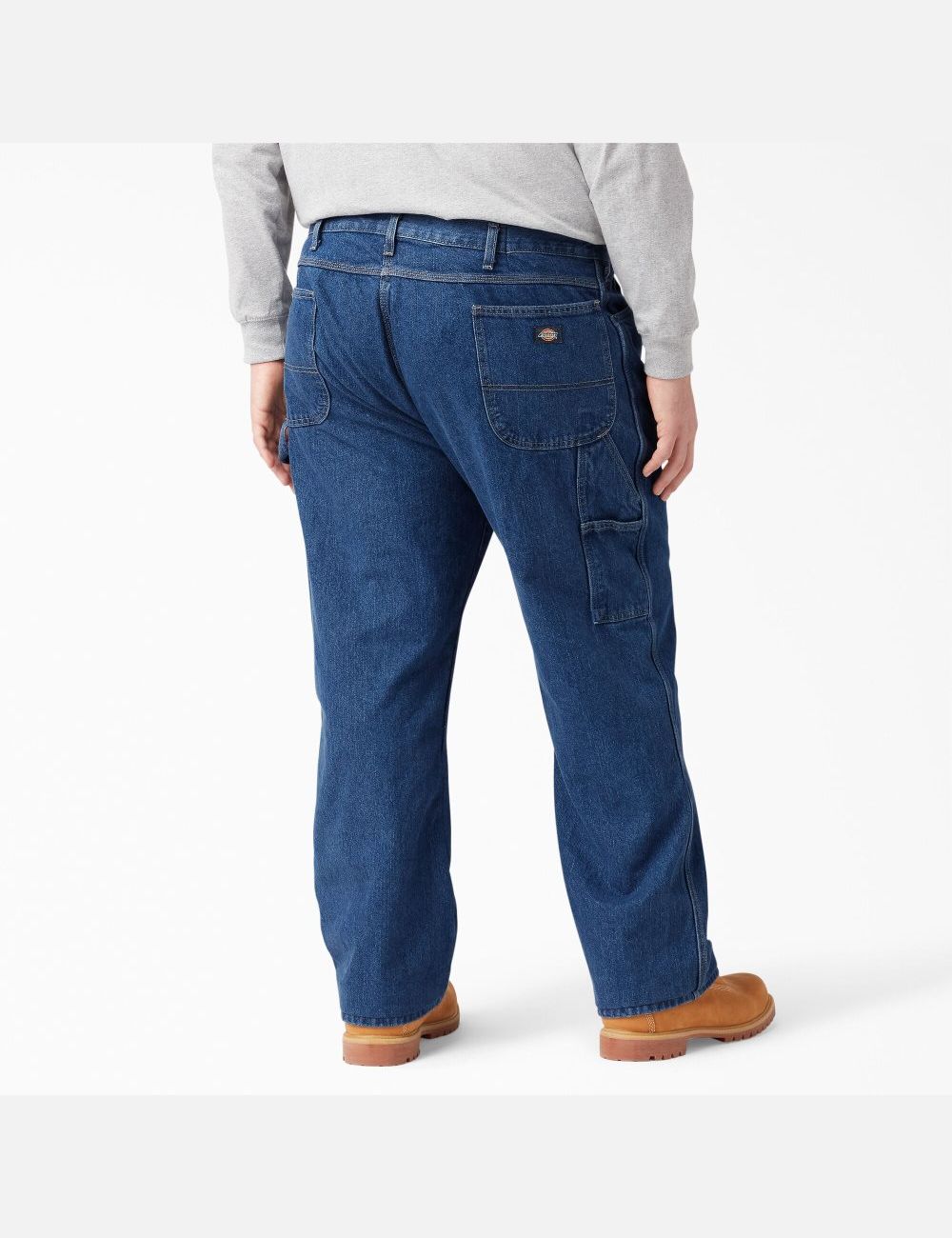 Pantalon Dickies Relaxed Fit Carpenter Heavyweight Denim Indigo Bleu | 745TRELOZ