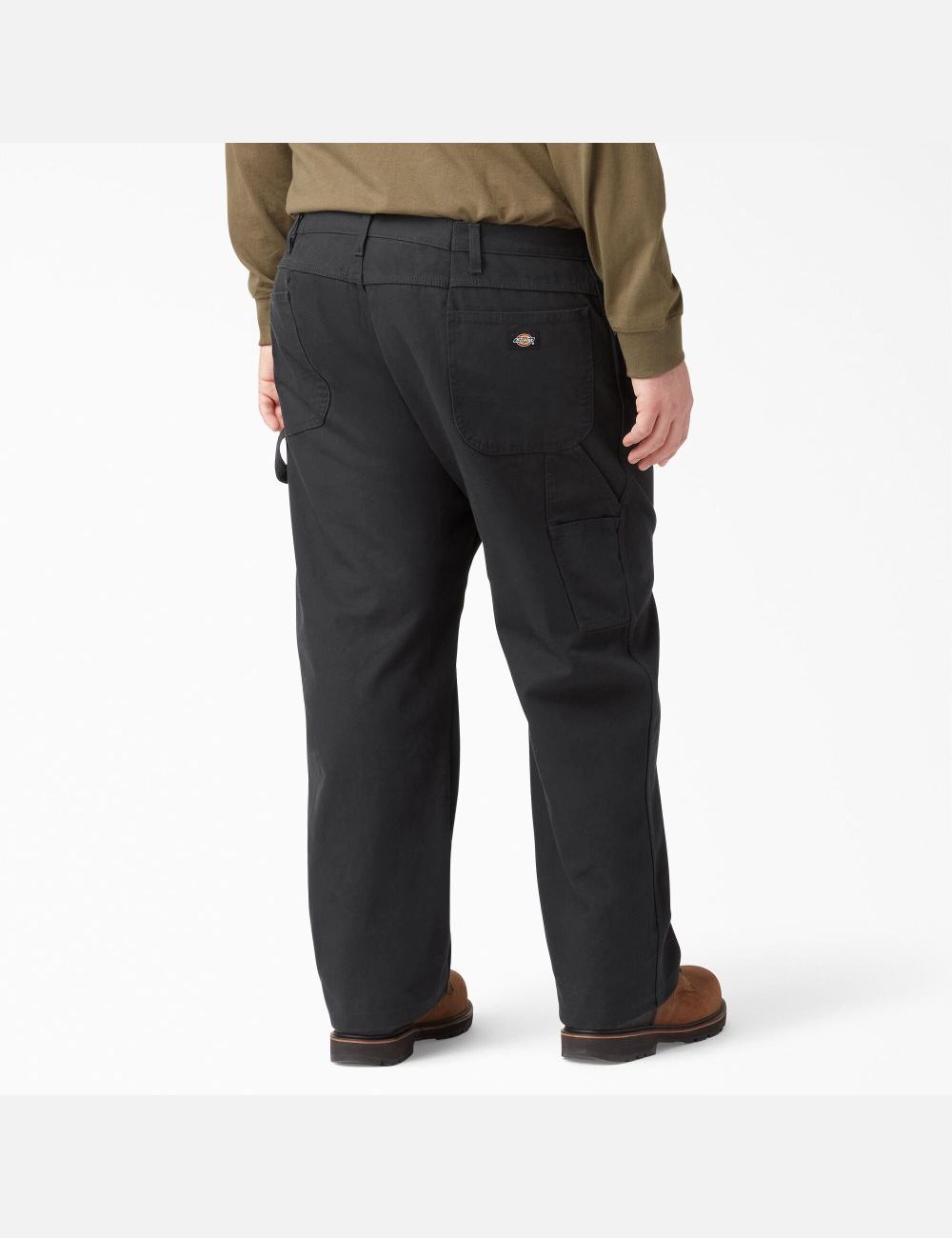 Pantalon Dickies Relaxed Fit Droit Leg Heavyweight Duck Carpenter Noir | 073SLHQOK