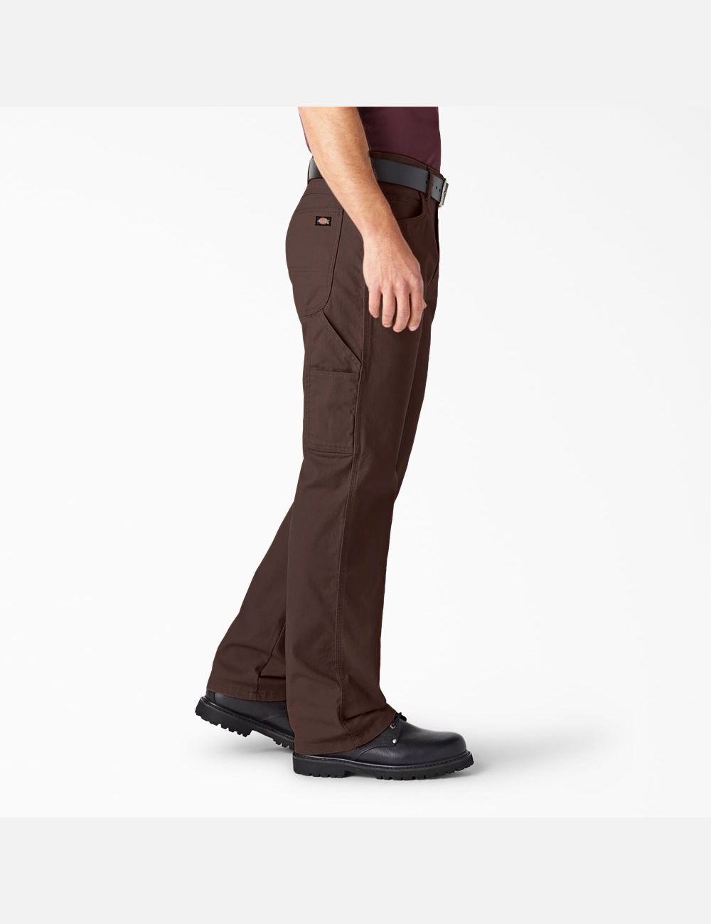 Pantalon Dickies Relaxed Fit Droit Leg Heavyweight Duck Carpenter Chocolat Marron | 917KHQPIB