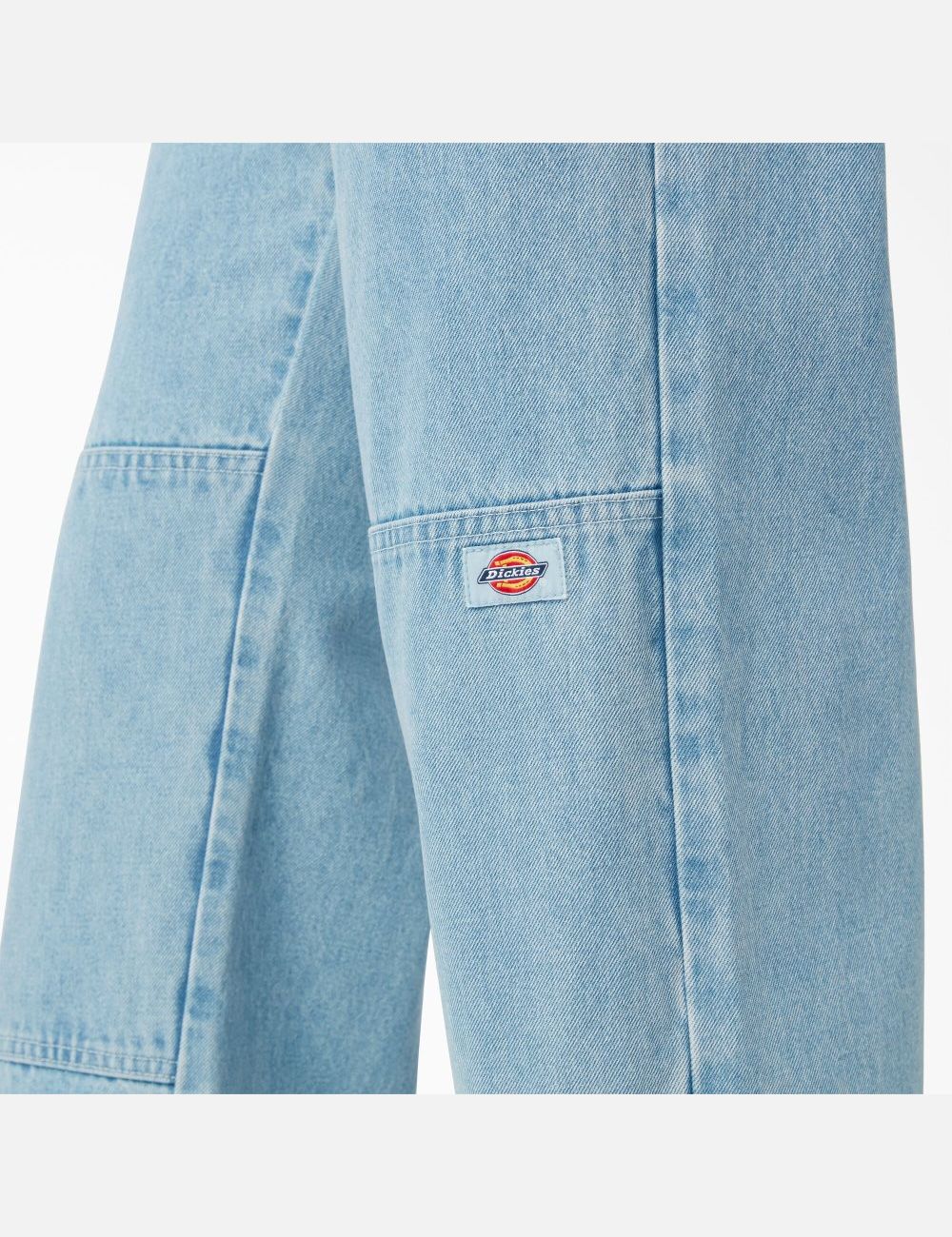 Pantalon À Deux Genoux Dickies Denim Bleu Clair | 983SZAQPD