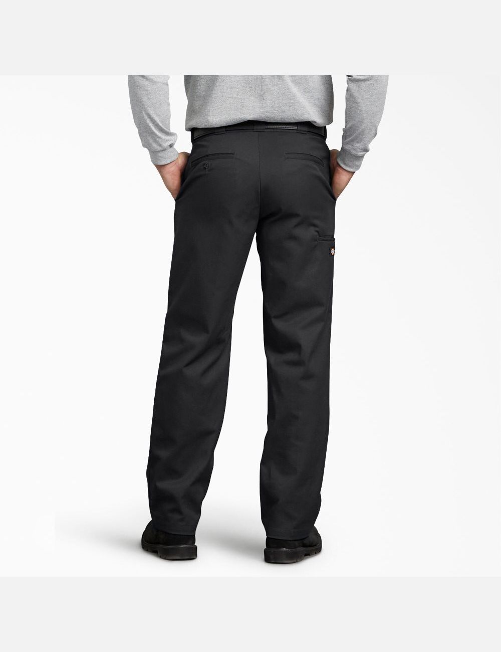 Pantalon À Deux Genoux Dickies FLEX Regular Fit Noir | 372GEAVHD