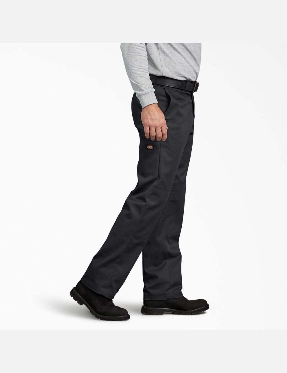 Pantalon À Deux Genoux Dickies FLEX Regular Fit Noir | 372GEAVHD