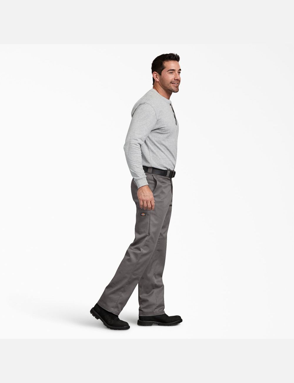 Pantalon À Deux Genoux Dickies FLEX Regular Fit Grise | 589KDVYLJ