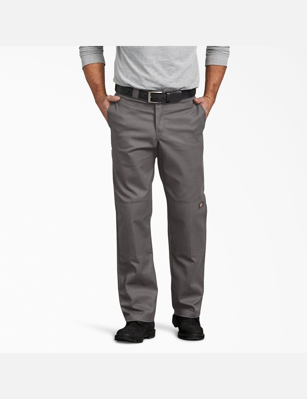 Pantalon À Deux Genoux Dickies FLEX Regular Fit Grise | 589KDVYLJ