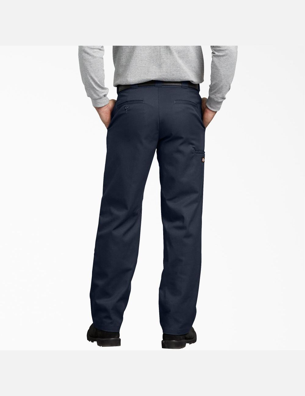 Pantalon À Deux Genoux Dickies FLEX Regular Fit Bleu Marine | 791UDNPOG