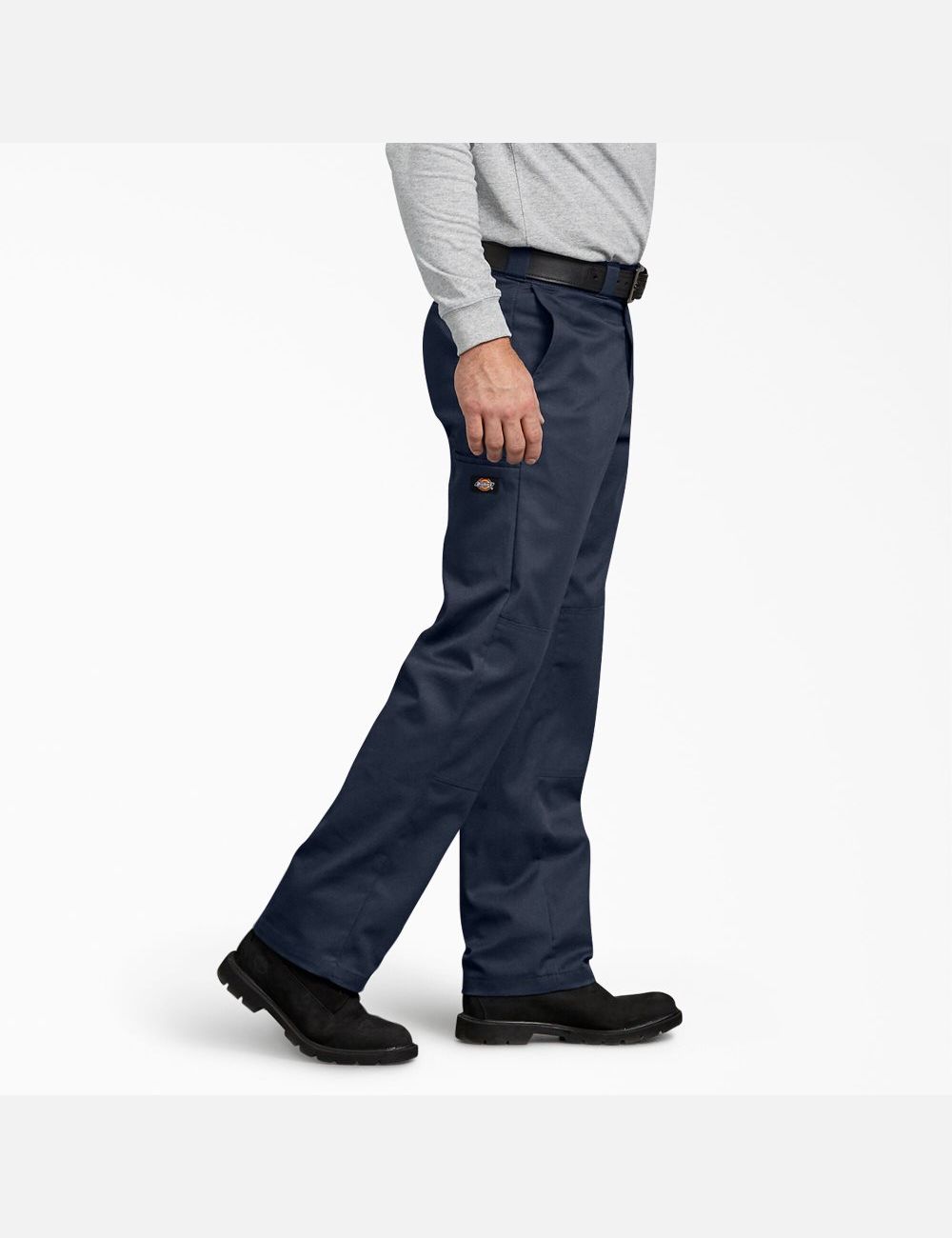 Pantalon À Deux Genoux Dickies FLEX Regular Fit Bleu Marine | 791UDNPOG