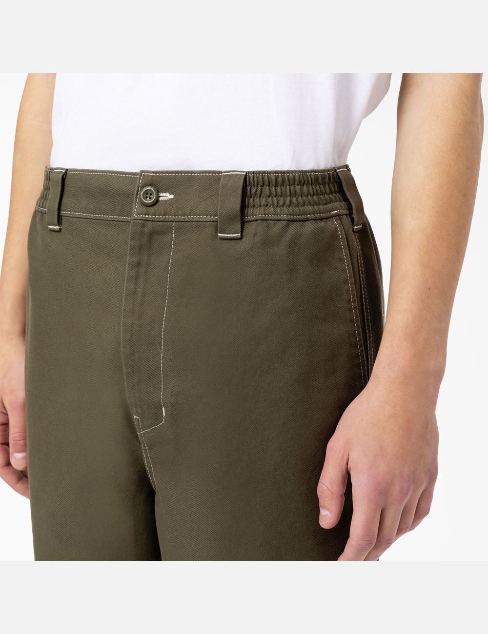 Pantalon À Deux Genoux Dickies Florala Vert | 018PXTUJA