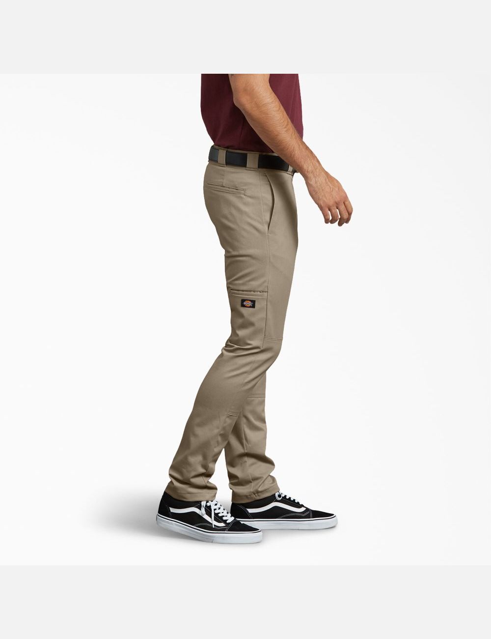 Pantalon À Deux Genoux Dickies Mince Fit Droit Leg Marron | 087YLFDBG