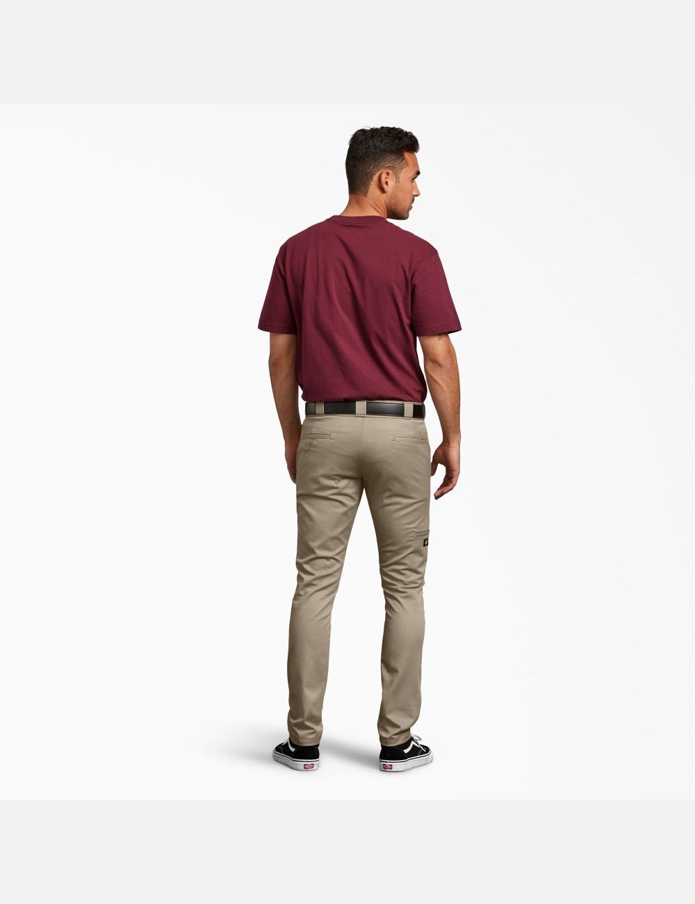 Pantalon À Deux Genoux Dickies Mince Fit Droit Leg Marron | 087YLFDBG