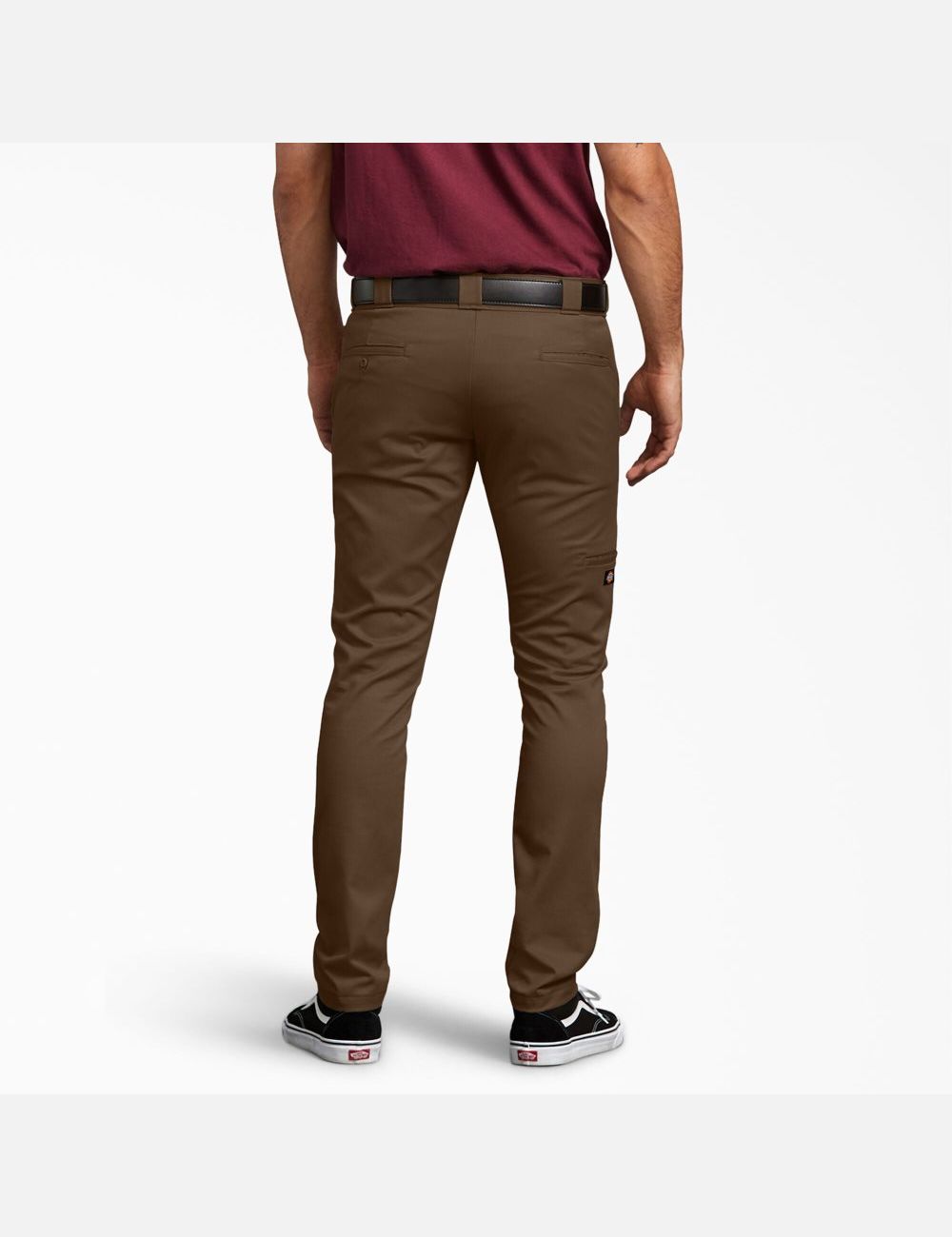 Pantalon À Deux Genoux Dickies Mince Fit Droit Leg Marron | 137PSEKVU