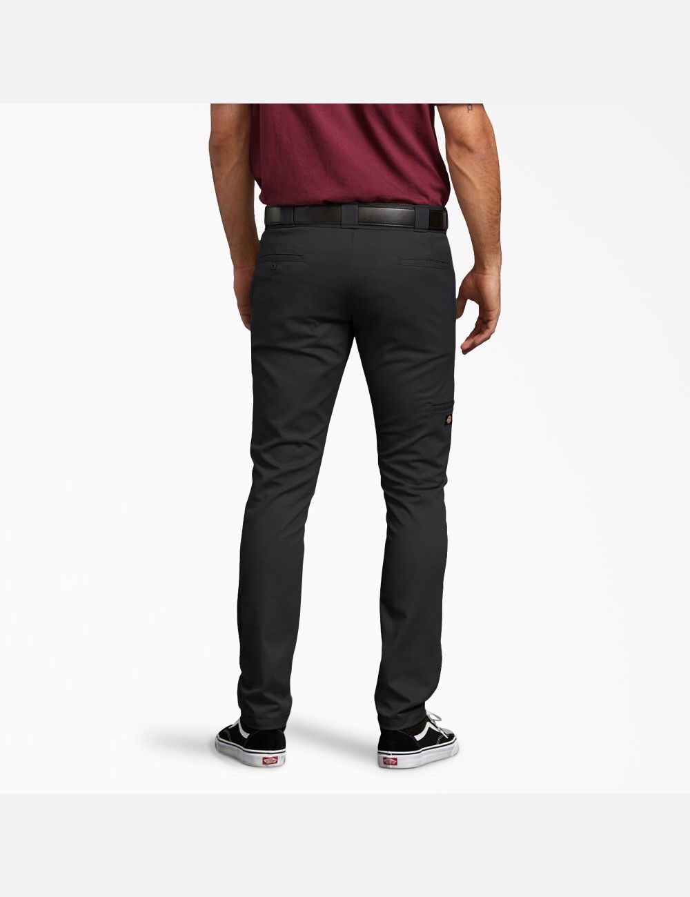 Pantalon À Deux Genoux Dickies Mince Fit Droit Leg Noir | 435MQOEBV