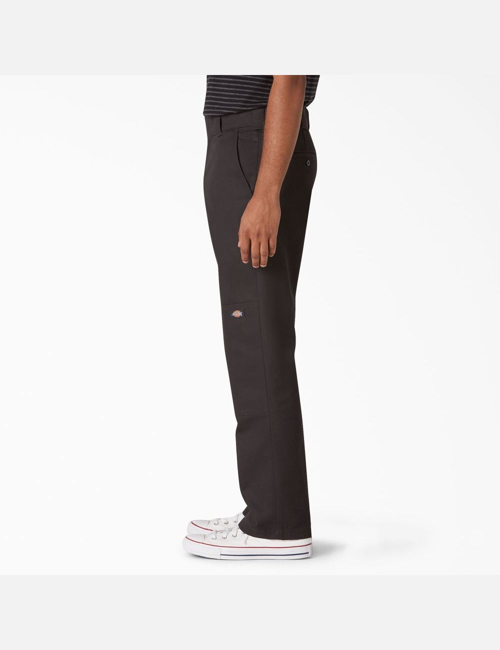 Pantalon À Deux Genoux Dickies Plates Front Noir | 916ZTUDPK