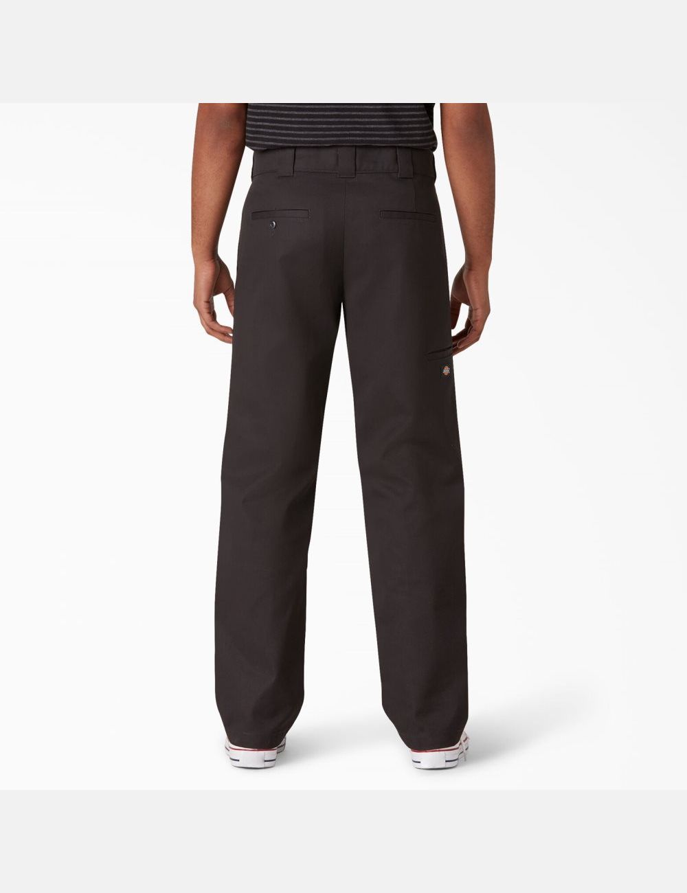 Pantalon À Deux Genoux Dickies Plates Front Noir | 916ZTUDPK