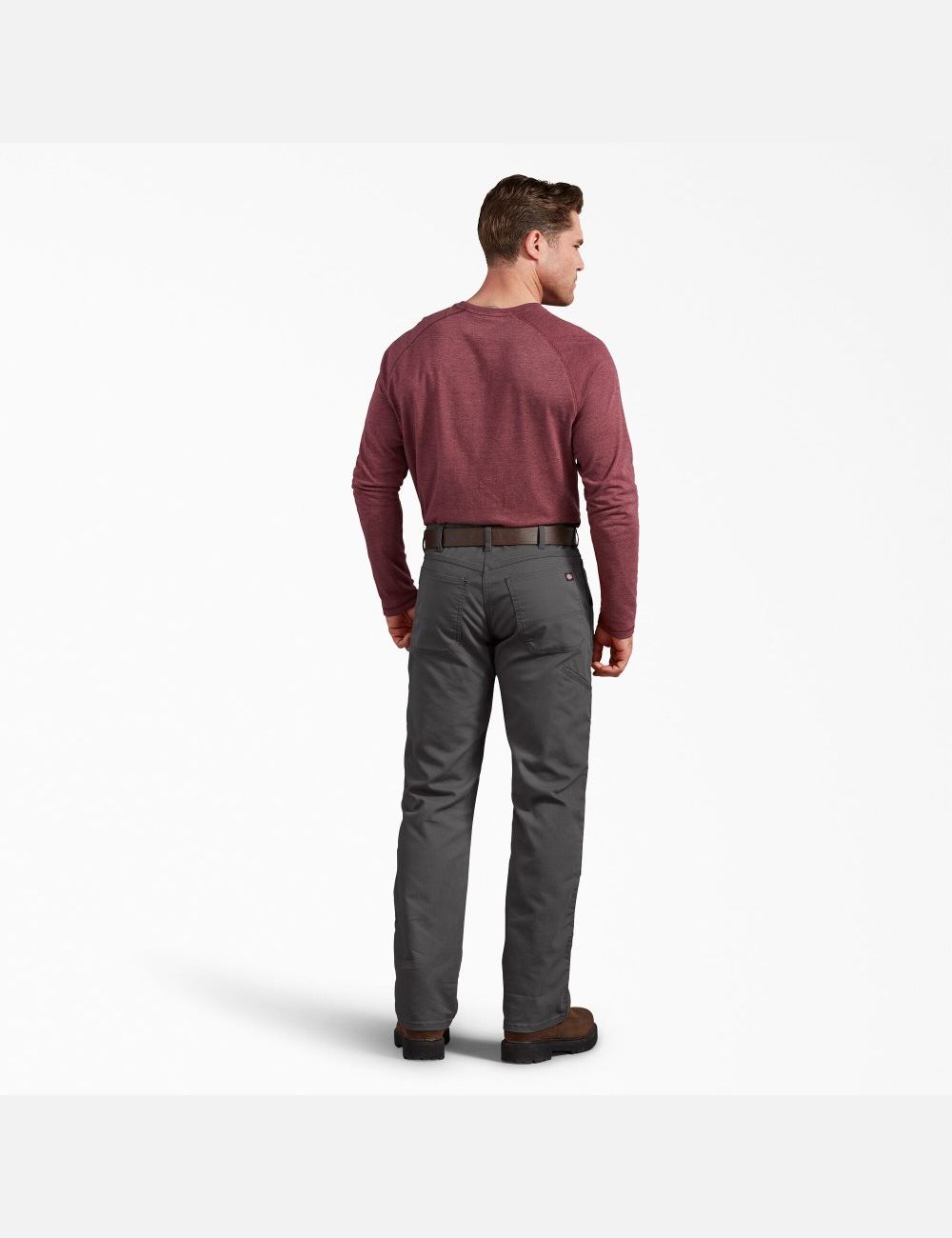 Pantalon À Deux Genoux Dickies Regular Fit Duck Grise | 017VKGSLM