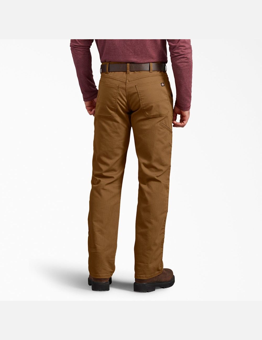 Pantalon À Deux Genoux Dickies Regular Fit Duck Marron | 286URPCLB