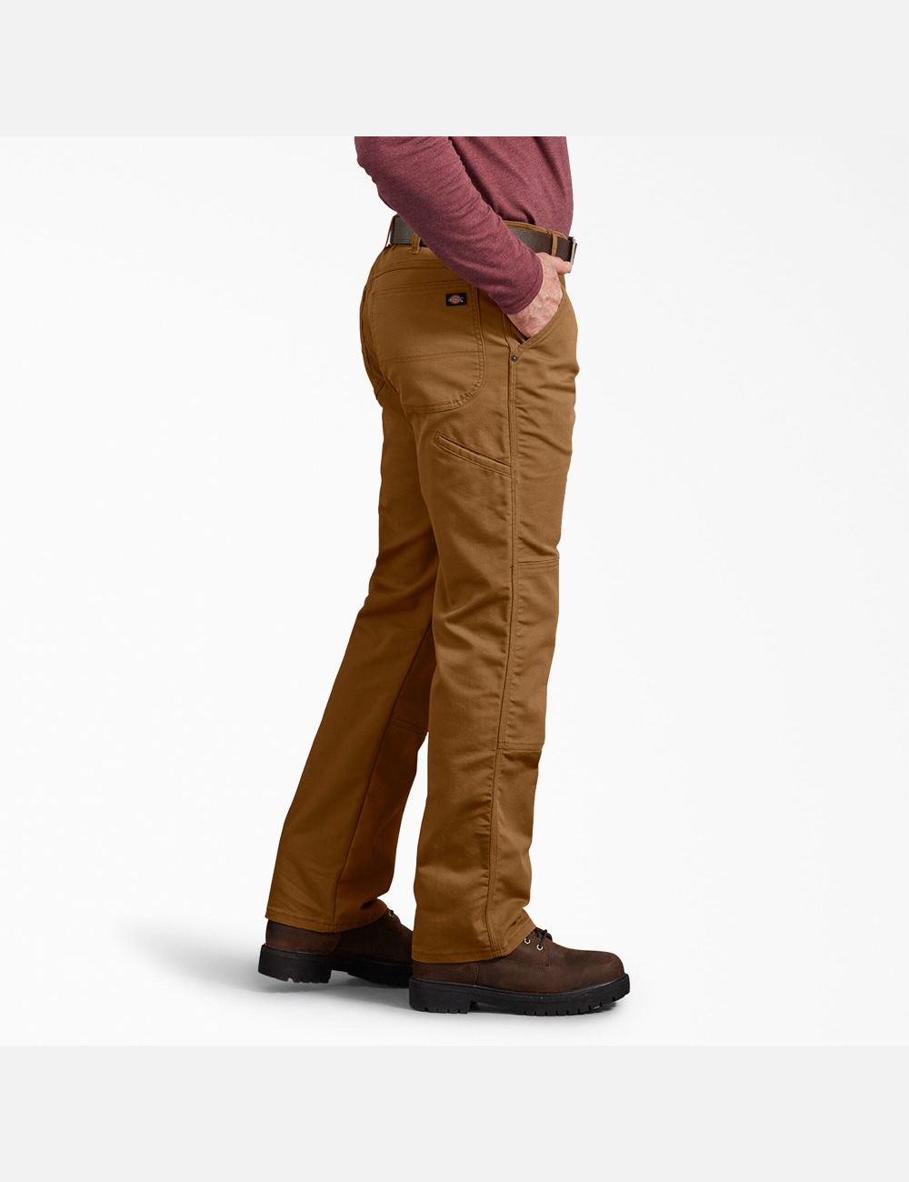 Pantalon À Deux Genoux Dickies Regular Fit Duck Marron | 286URPCLB