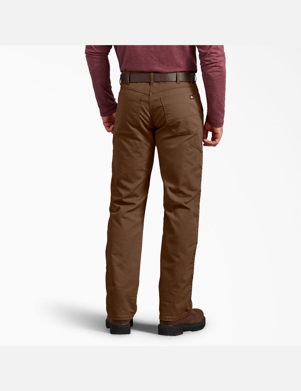 Pantalon À Deux Genoux Dickies Regular Fit Duck Marron | 304TWOJPF