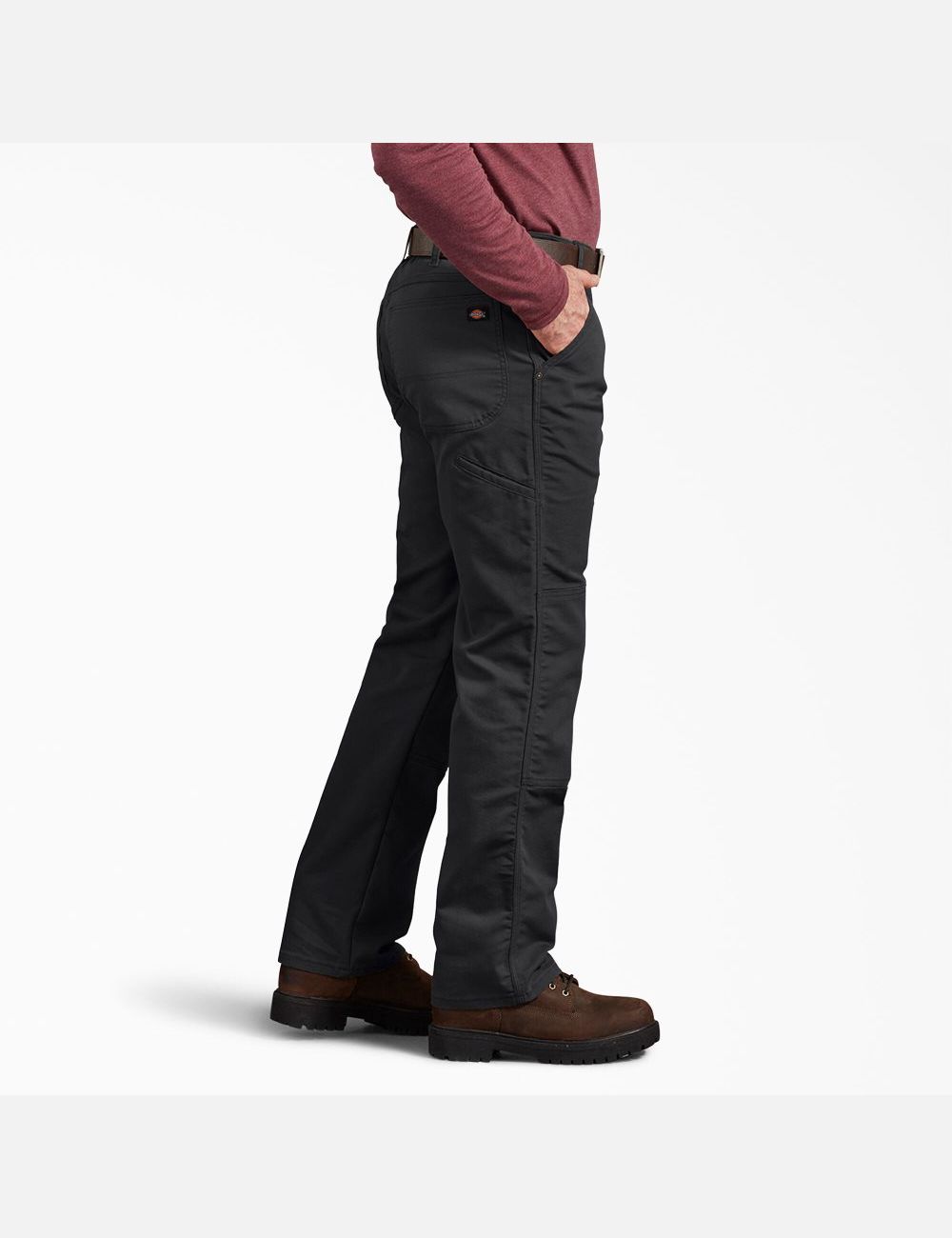 Pantalon À Deux Genoux Dickies Regular Fit Duck Noir | 324HQPFCX