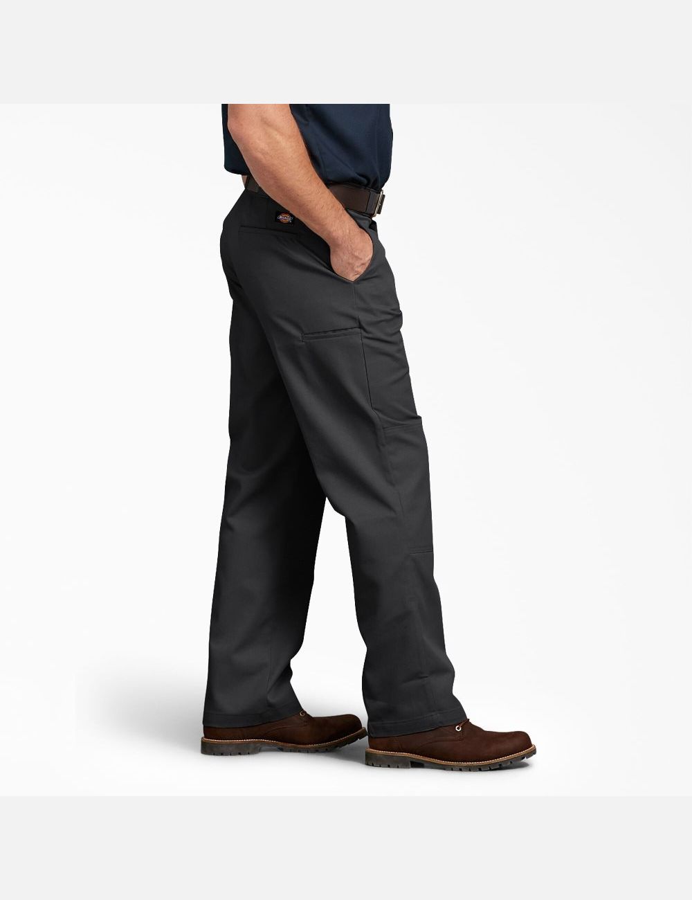 Pantalon À Deux Genoux Dickies Relaxed Fit Droit Leg Noir | 724FEWBDH