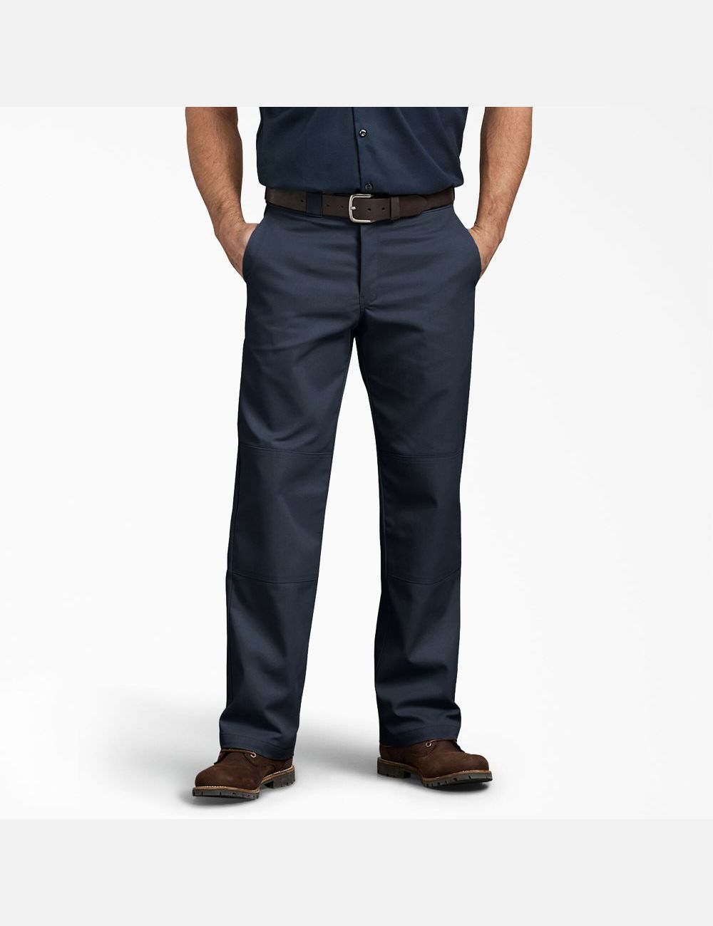 Pantalon À Deux Genoux Dickies Relaxed Fit Droit Leg Bleu Marine | 741XOWTRG