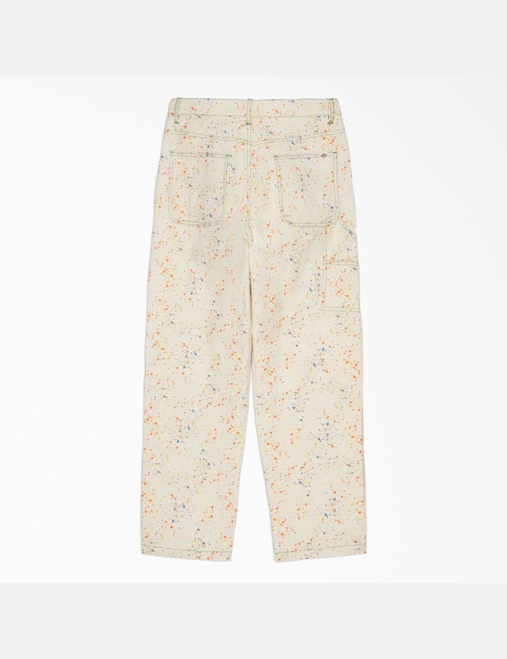 Pantalons Décontractés Dickies Brain Dead Paint Splatter Tela Blanche | 490VRYGNP