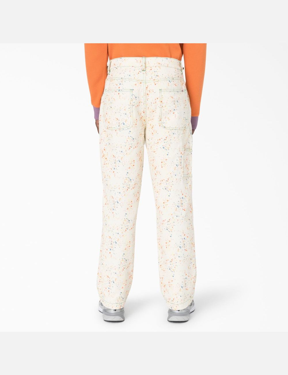 Pantalons Décontractés Dickies Brain Dead Paint Splatter Tela Blanche | 490VRYGNP