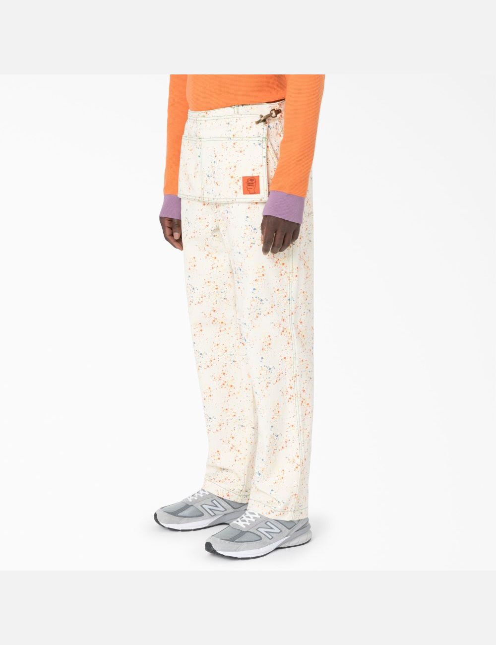 Pantalons Décontractés Dickies Brain Dead Paint Splatter Tela Blanche | 490VRYGNP