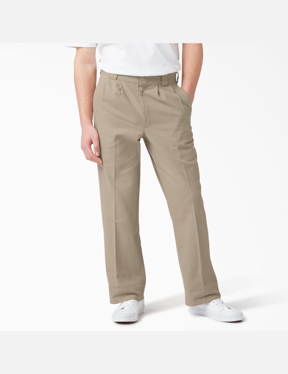 Pantalons Décontractés Dickies Chatom Plissé Marron | 041MJSZND