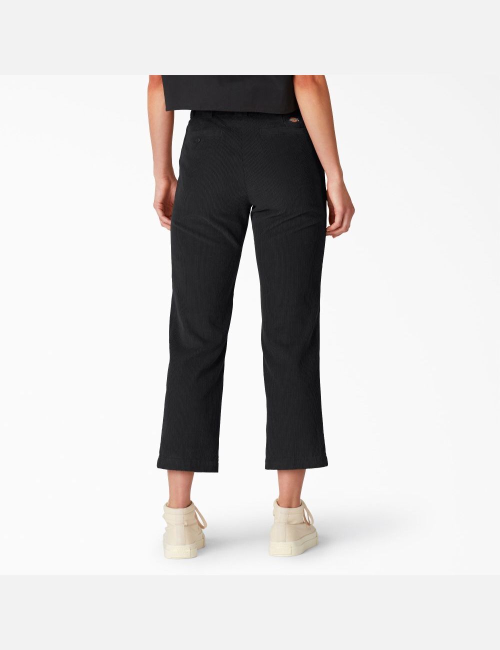 Pantalons Décontractés Dickies Corduroy Cropped Noir | 459EZYSFW