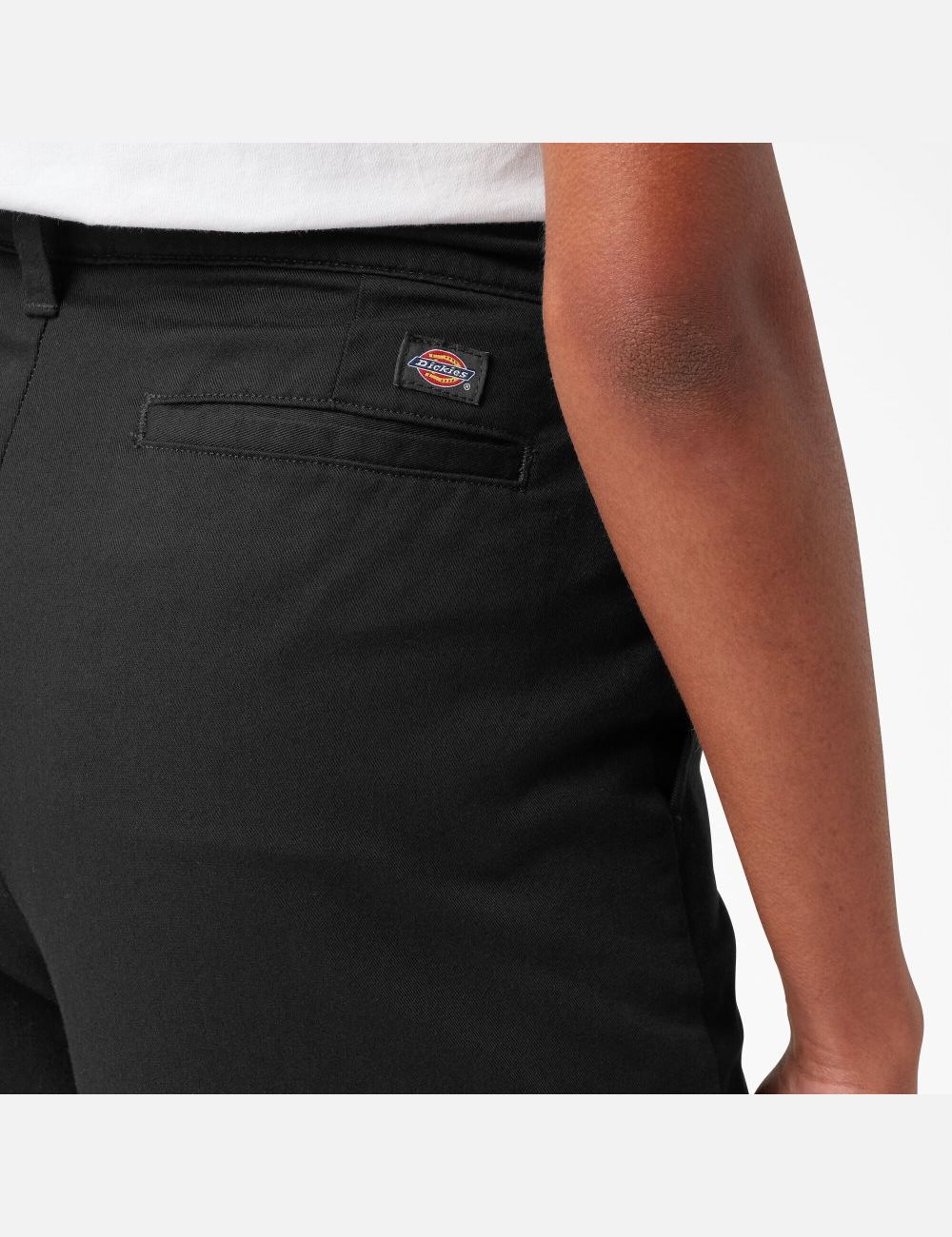 Pantalons Décontractés Dickies High Rise Larges Leg Twill Noir | 180NEWQXZ