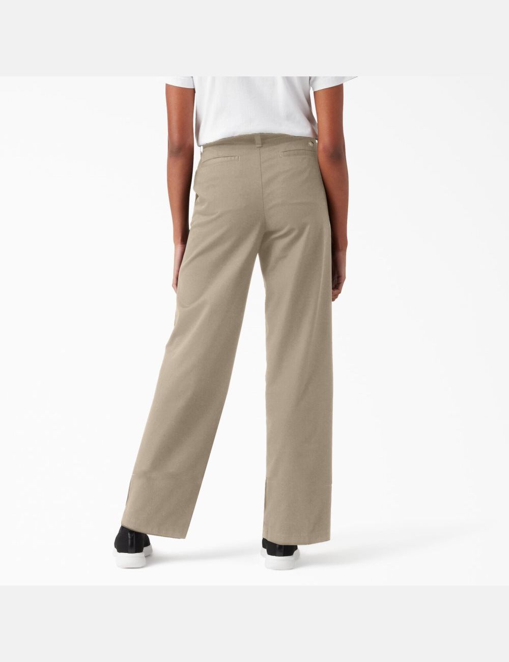 Pantalons Décontractés Dickies High Rise Larges Leg Twill Marron | 741MVJNXQ